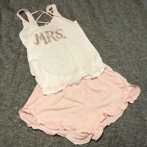 Mrs. Tank/Shorts Pajama Set
